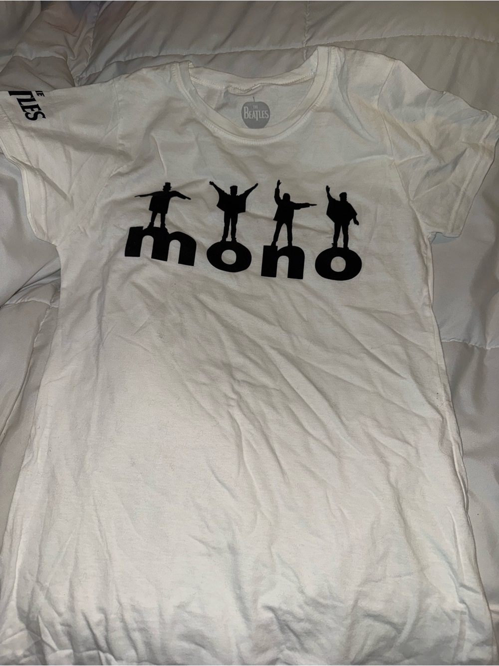 The Beatles White 'Mono' Graphic woman’s T-Shirt